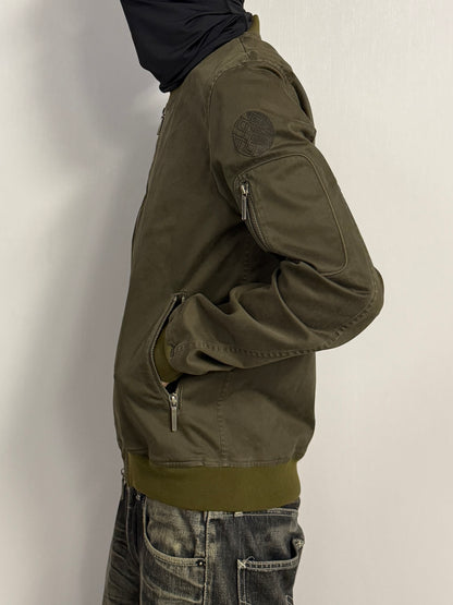 FACTOTUM Green Cotton Blend Jacket Size 46