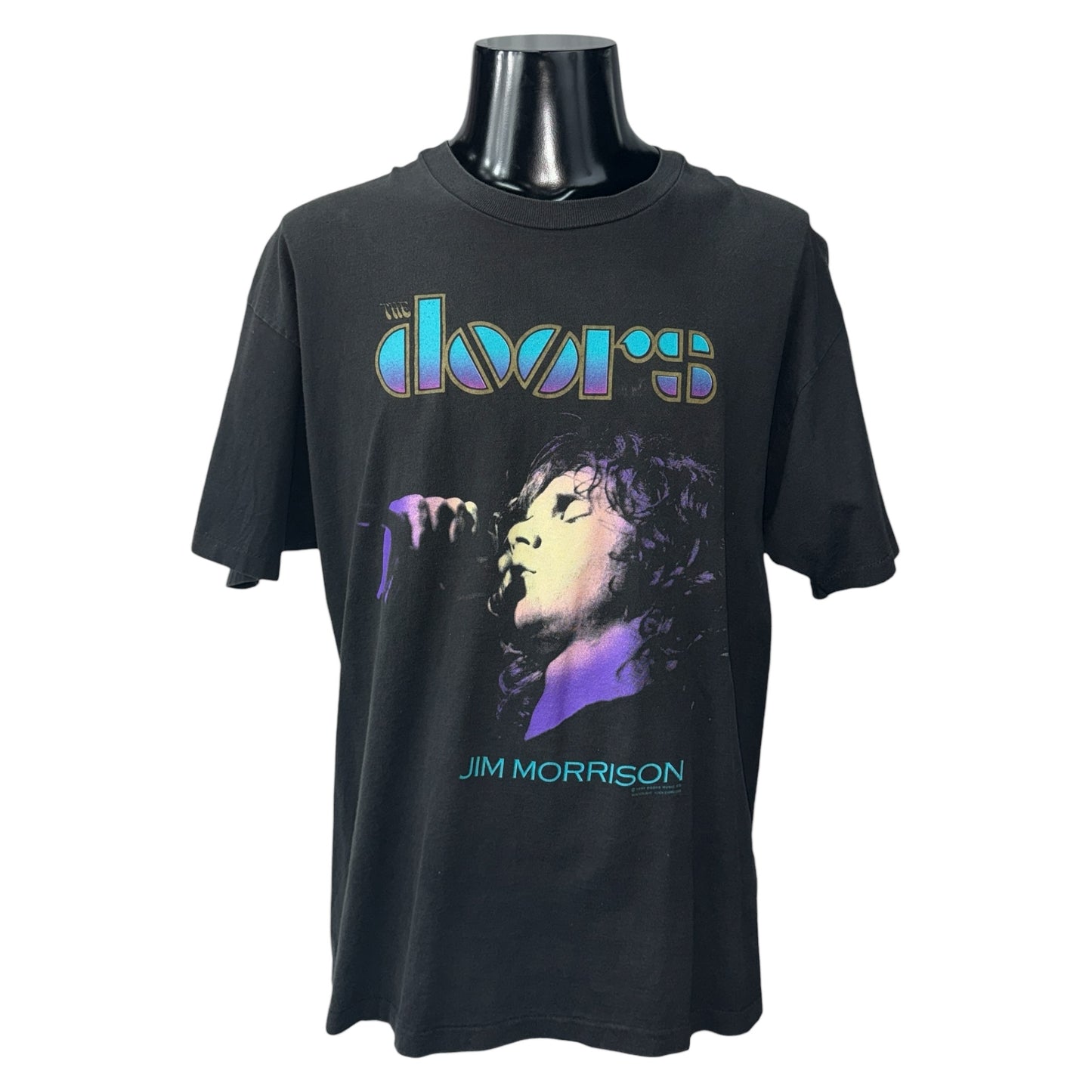 THE DOORS 90s JIM MORRISON / DANCE ON FIRE T-Shirt Size XL