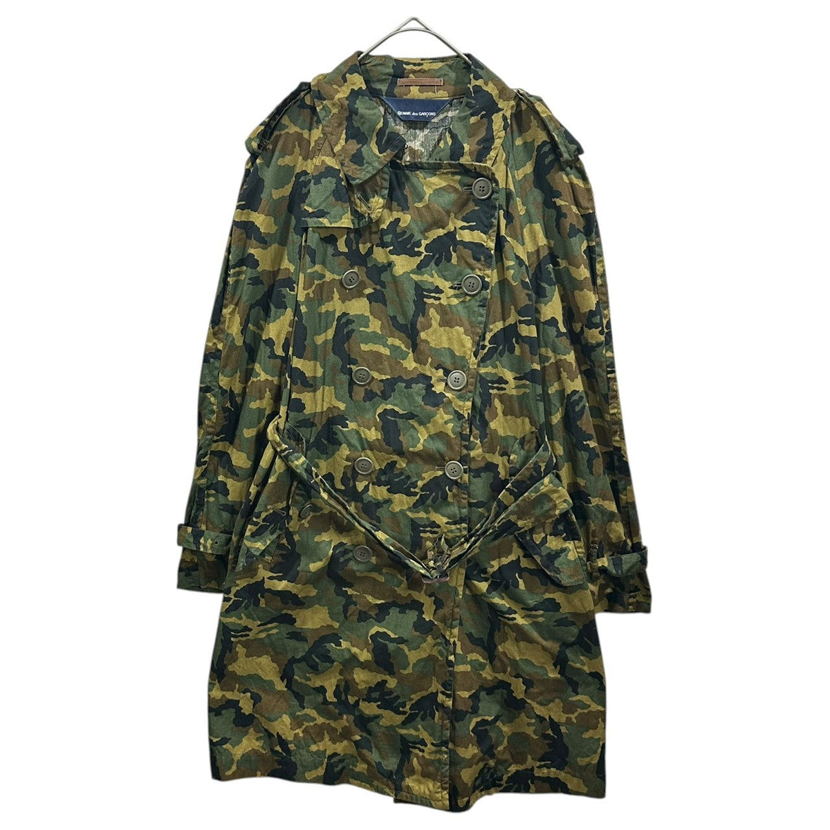 COMME des GARCONS 98SS Aoyama Camo Coat Khaki Size FREE