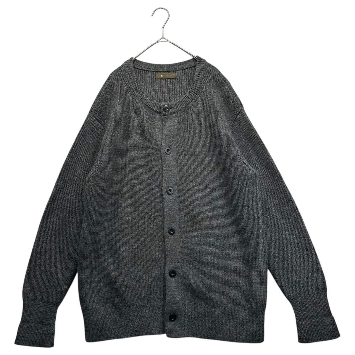 Y's for men 90s Wool Button Cardigan Gray Size 3