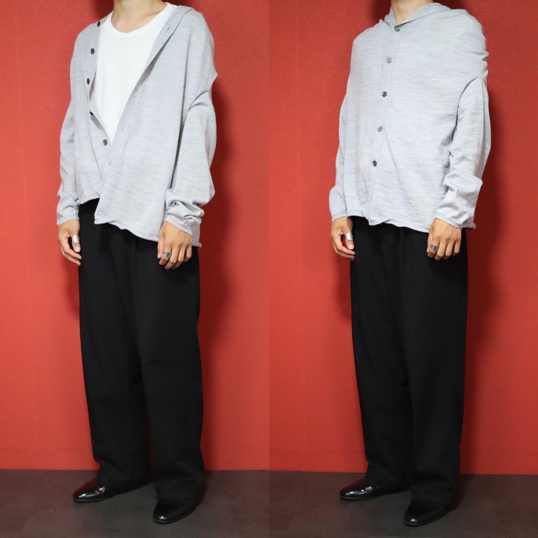 Comme des Garcons 25SS Asymmetrical Hooded Cardigan Size S