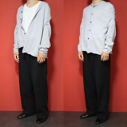 Comme des Garcons 25SS Asymmetrical Hooded Cardigan Size S