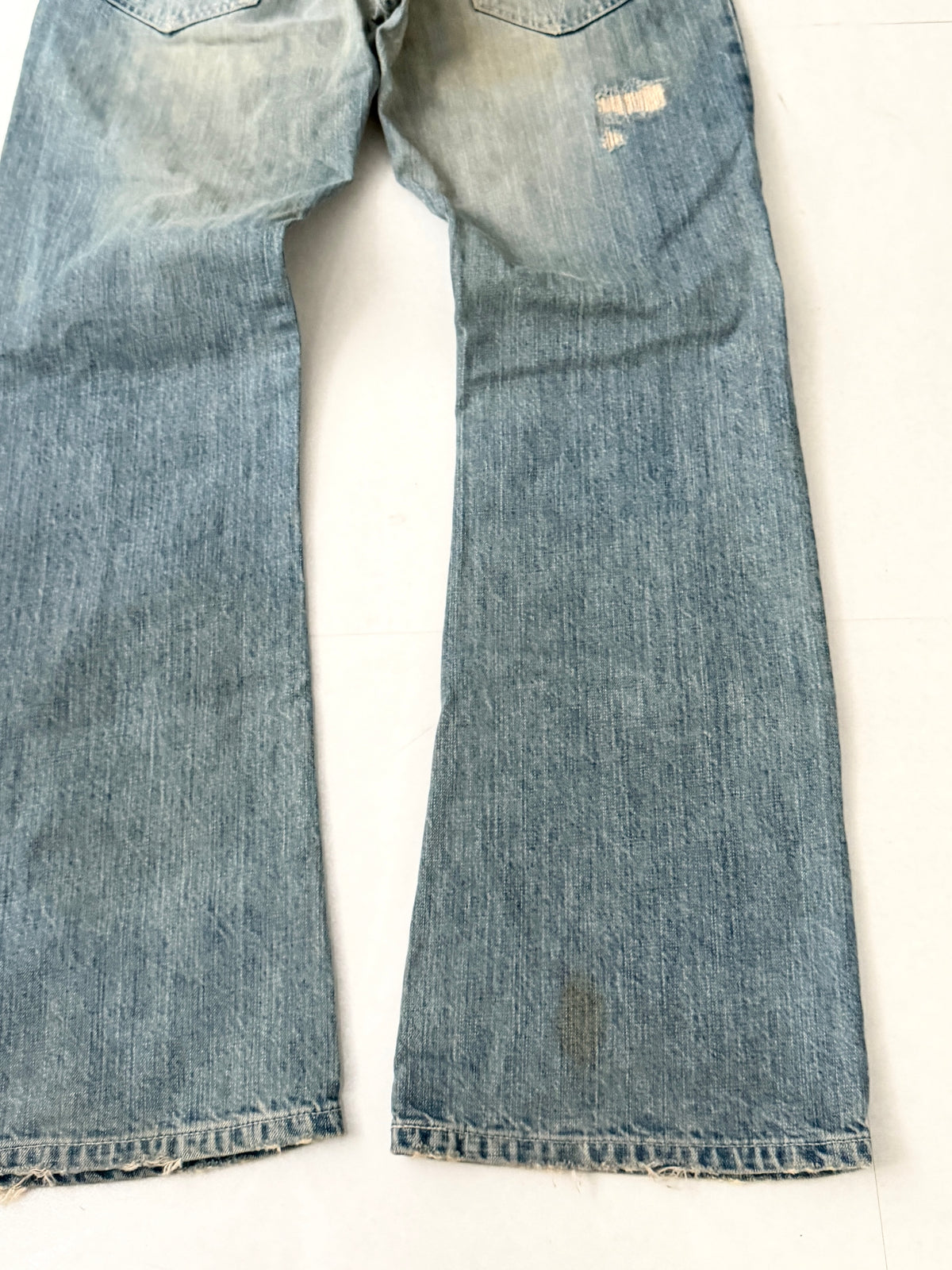 TETE HOMME Damaged Wide Pants Size LL