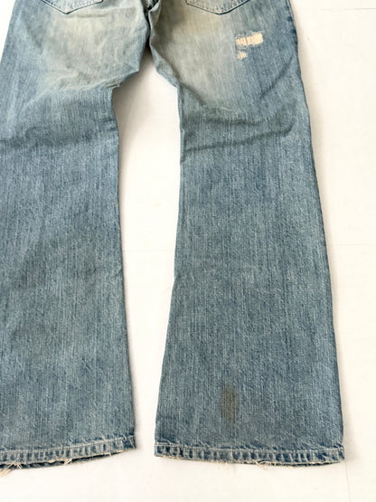 TETE HOMME Damaged Wide Pants Size LL
