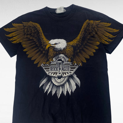 ROCK EAGLE 00s T-Shirt Black Size M
