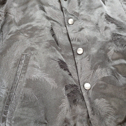 SAINT LAURENT Black Souvenir Bomber Jacket Size 36