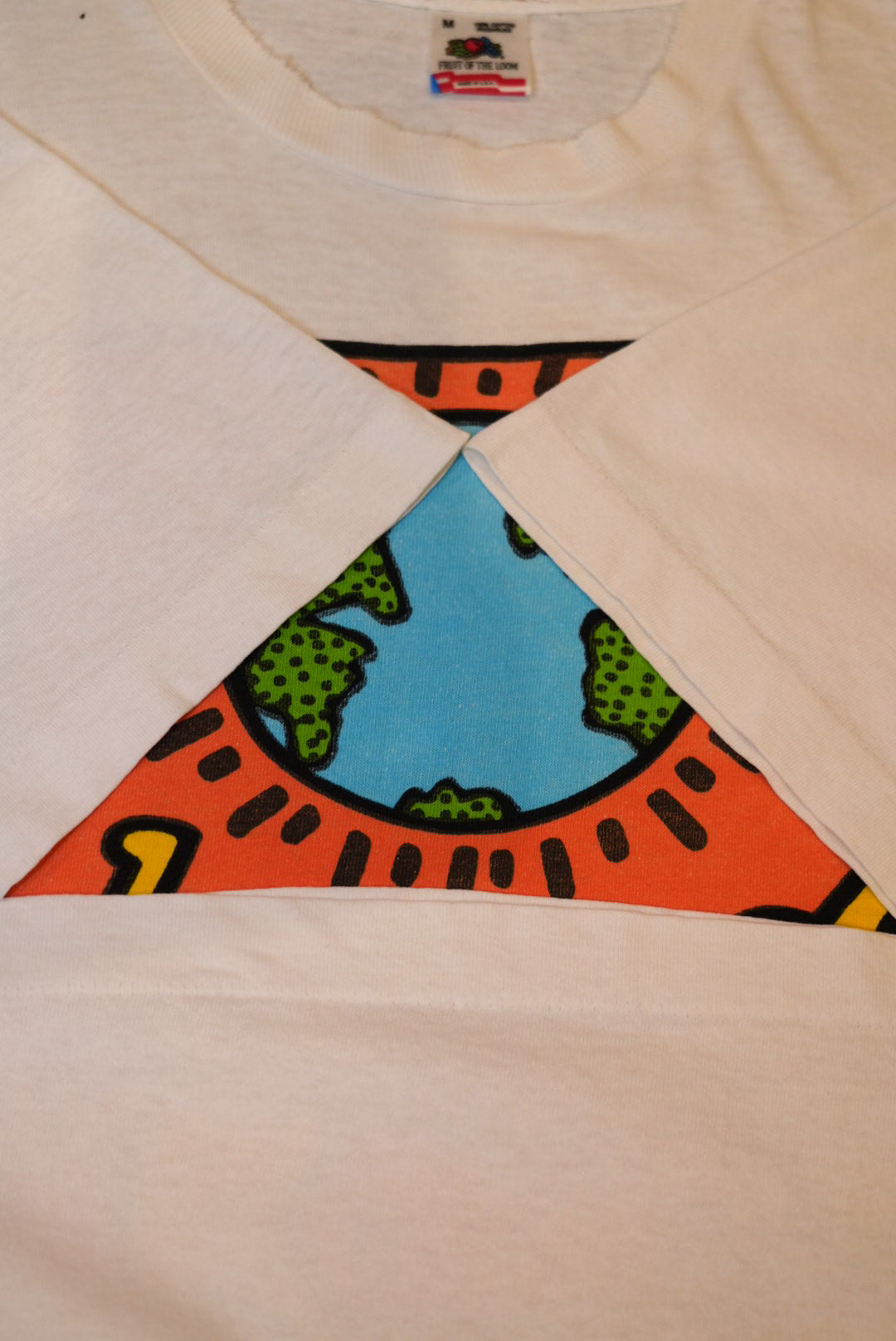 Keith Haring 80s-90s Single Stitch White Cotton Size M