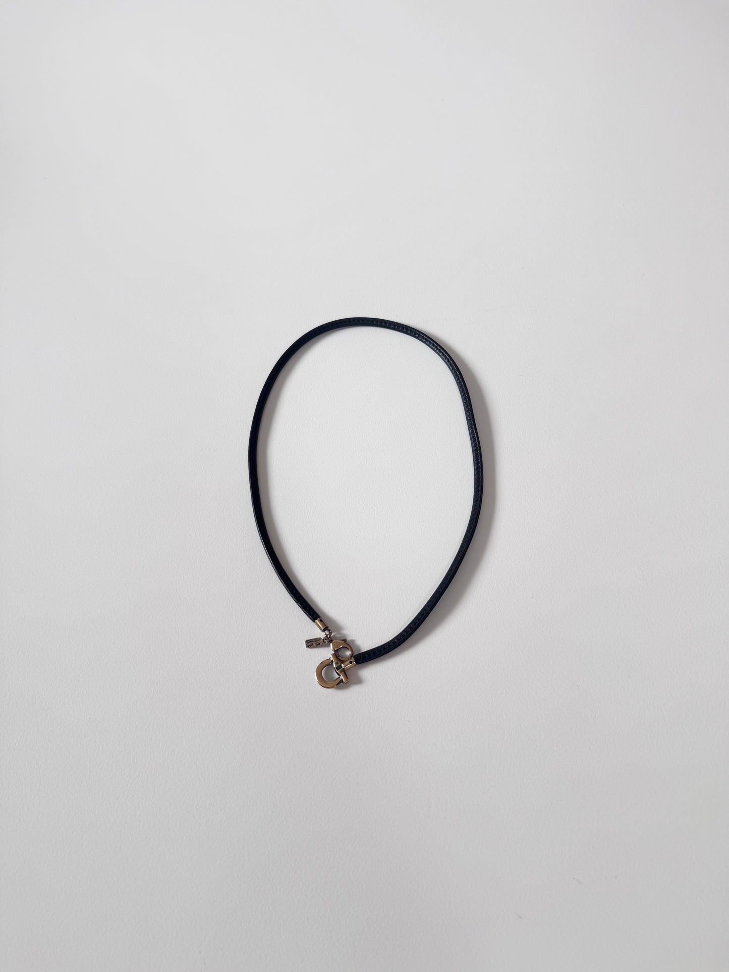 Salvatore Ferragamo Black Necklace