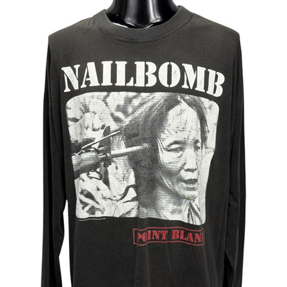 NAILBOMB 90s Point Blank Album Art Sleeve T-Shirt Size XL