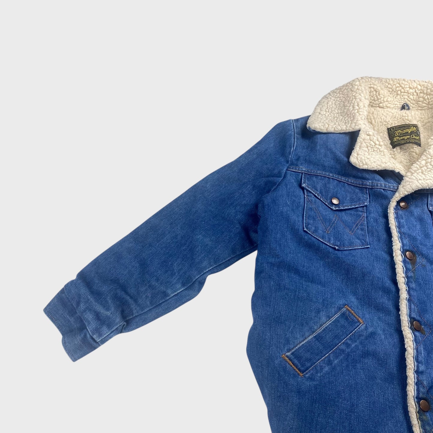 Wrangler 70s Denim Coat Size L
