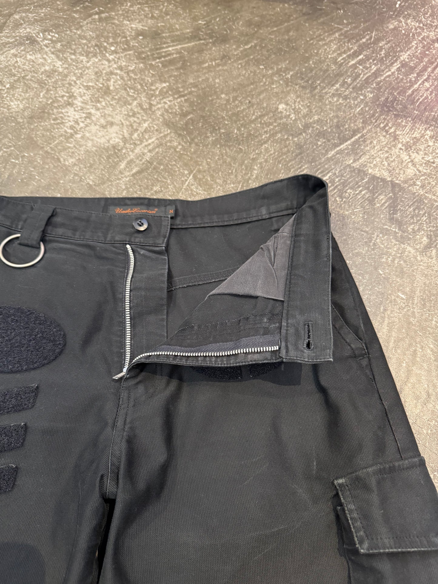 undercover 02AW Black Cotton Blend Pants Size M
