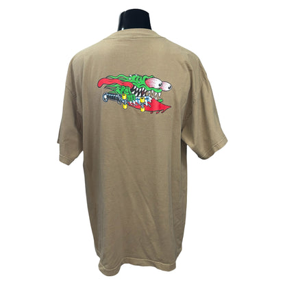 Vintage SANTA CRUZ 90s 25th ANNIVERSARY SLASHER Size XL