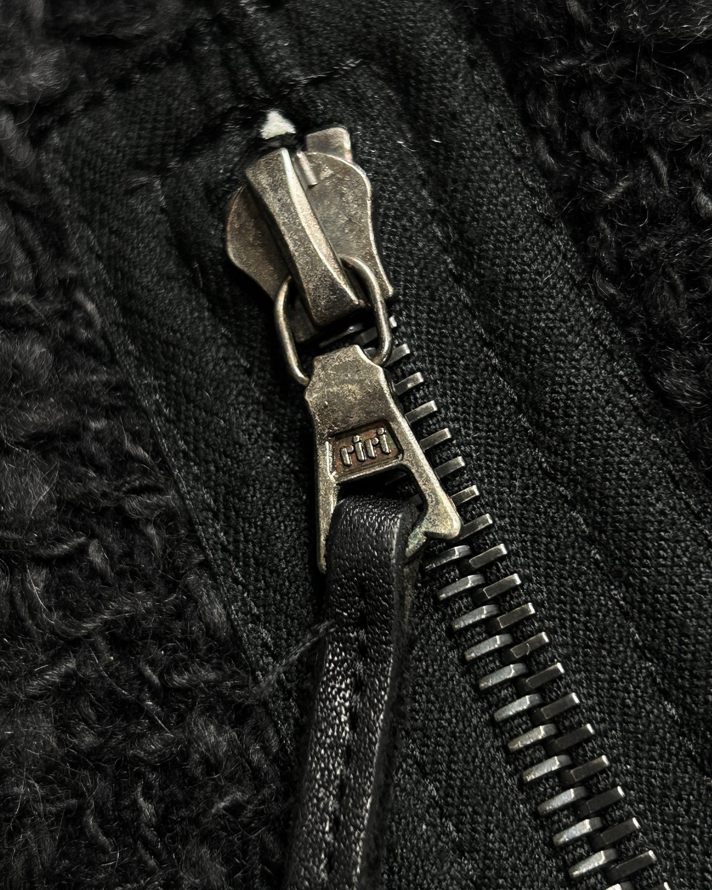 Isamu Katayama Backlash Black Tweed Fringe Jacket Size 1