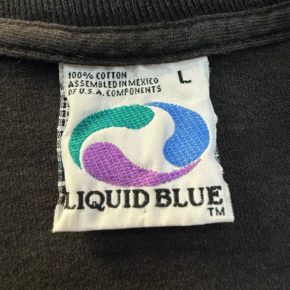 LIQUID BLUE Pegasus All Over Print Vintage T-Shirt Size L