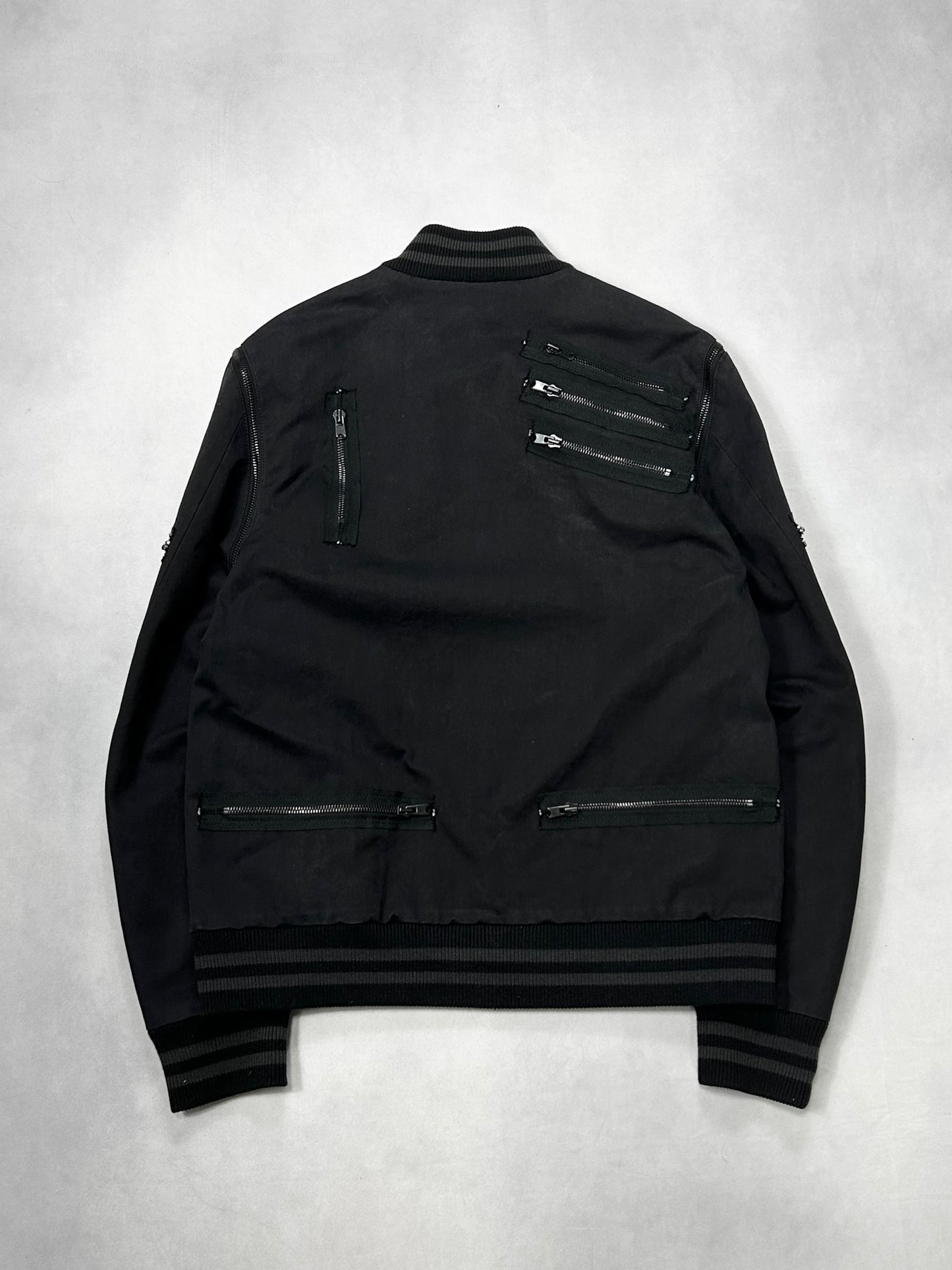 Number (N)ine S/S2004 zip decorated blouson Size 2