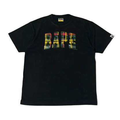 A BATHING APE College Logo S/S T-Shirt Size L