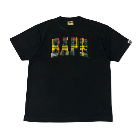 A BATHING APE College Logo S/S T-Shirt Size L