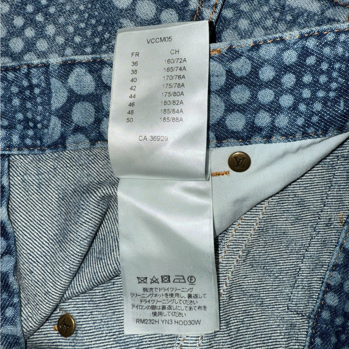Louis Vuitton Denim Pants Size 32