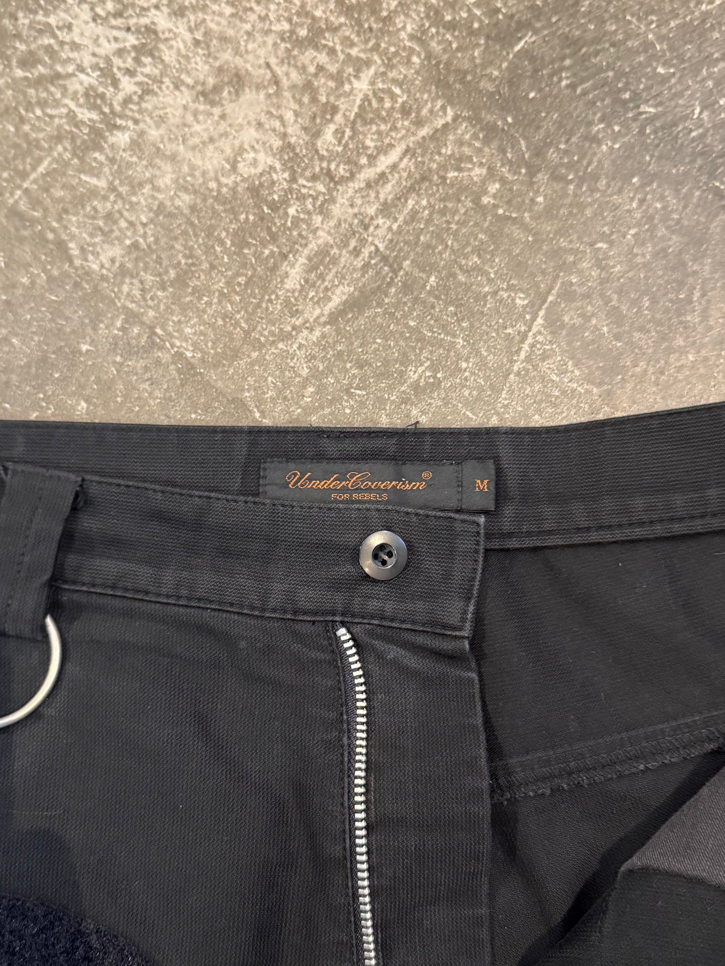 undercover 02AW Black Cotton Blend Pants Size M