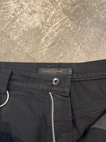 undercover 02AW Black Cotton Blend Pants Size M