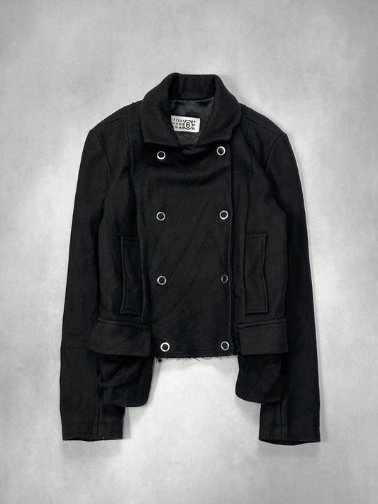 Maison Margiela (FW06) Cut Off Cropped Pea Coat Size 38