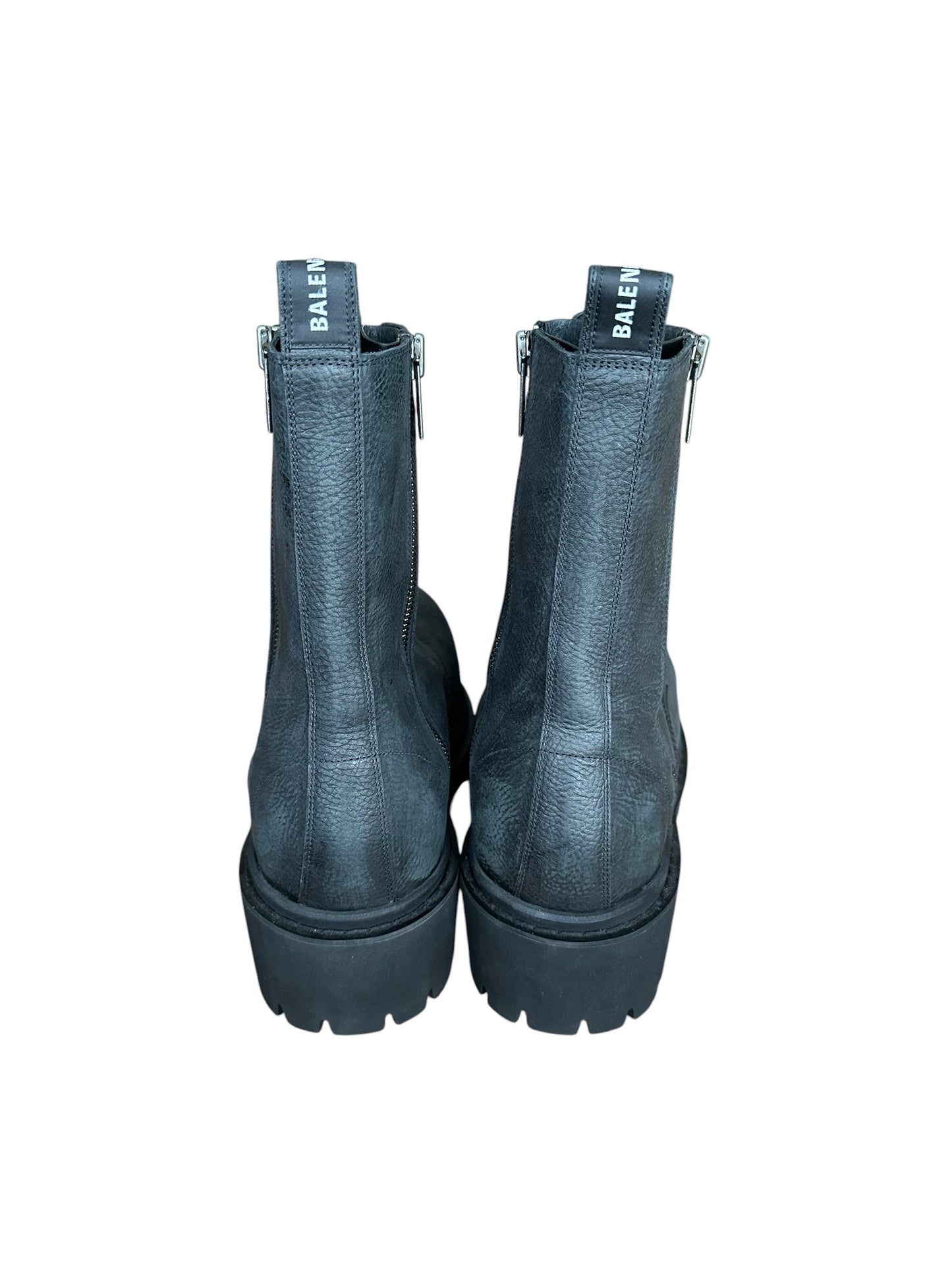 Balenciaga 24 Winter Jumbo Lace Stomper Boots Size EU 39