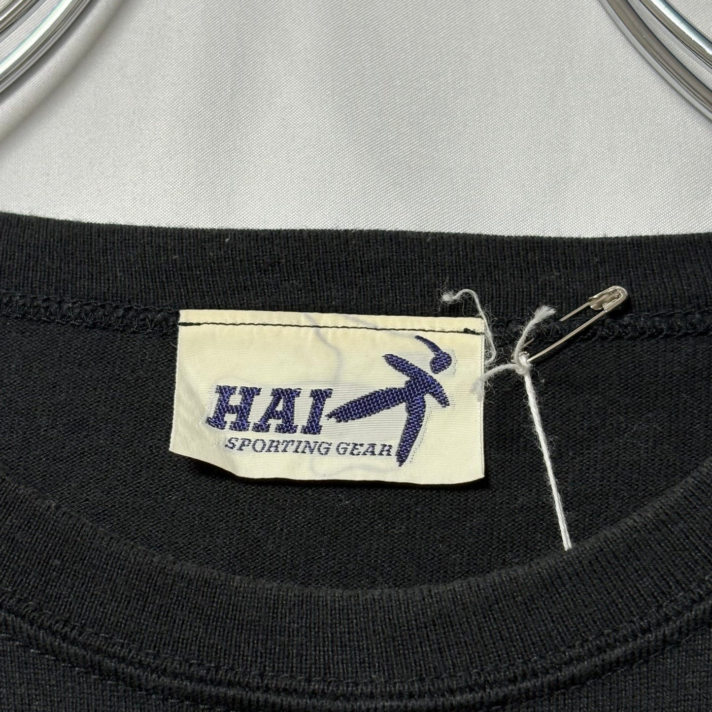 HAI SPORTING GEAR(ISSEY MIYAKE 80s T-Shirt Black Free Size