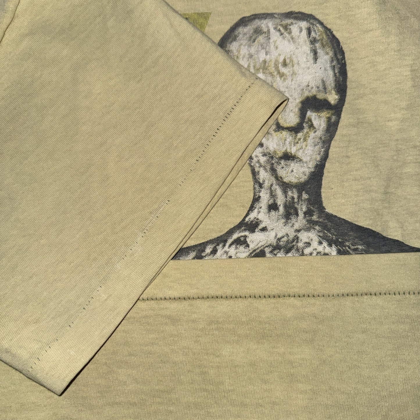 NIRVANA 90s "Incesticide" Kurt Cobain Art T-Shirt Size L