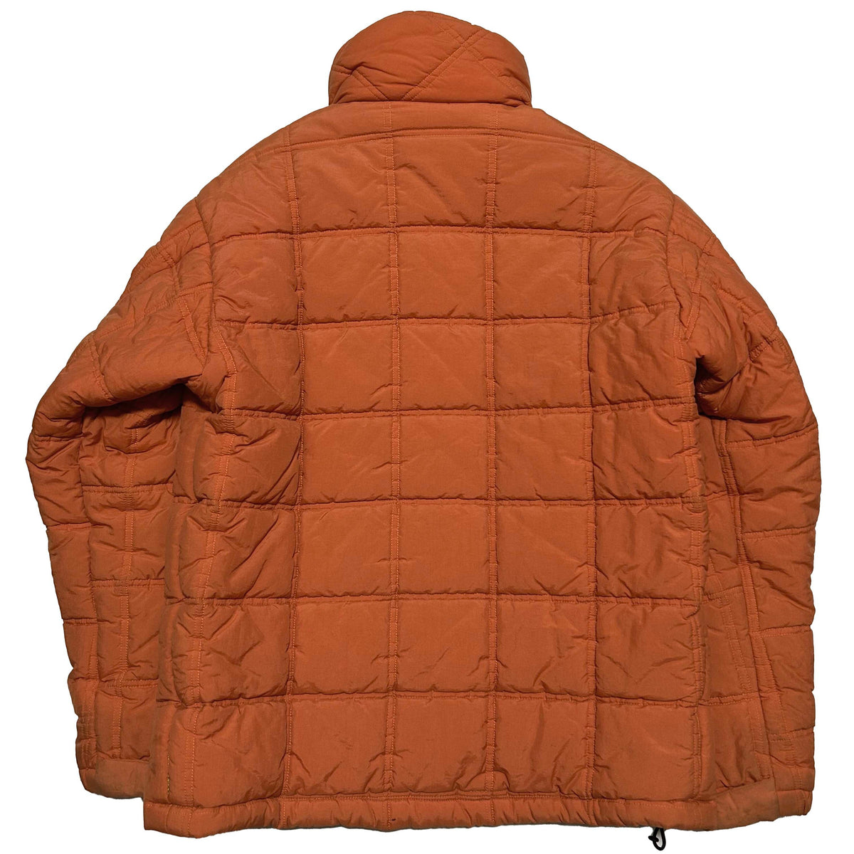 GOODENOUGH 2000s Orange Nylon Puffer Jacket Size M