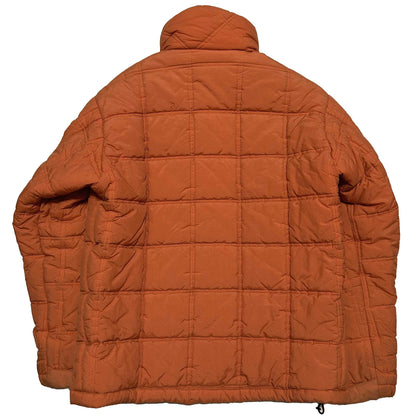 GOODENOUGH 2000s Orange Nylon Puffer Jacket Size M