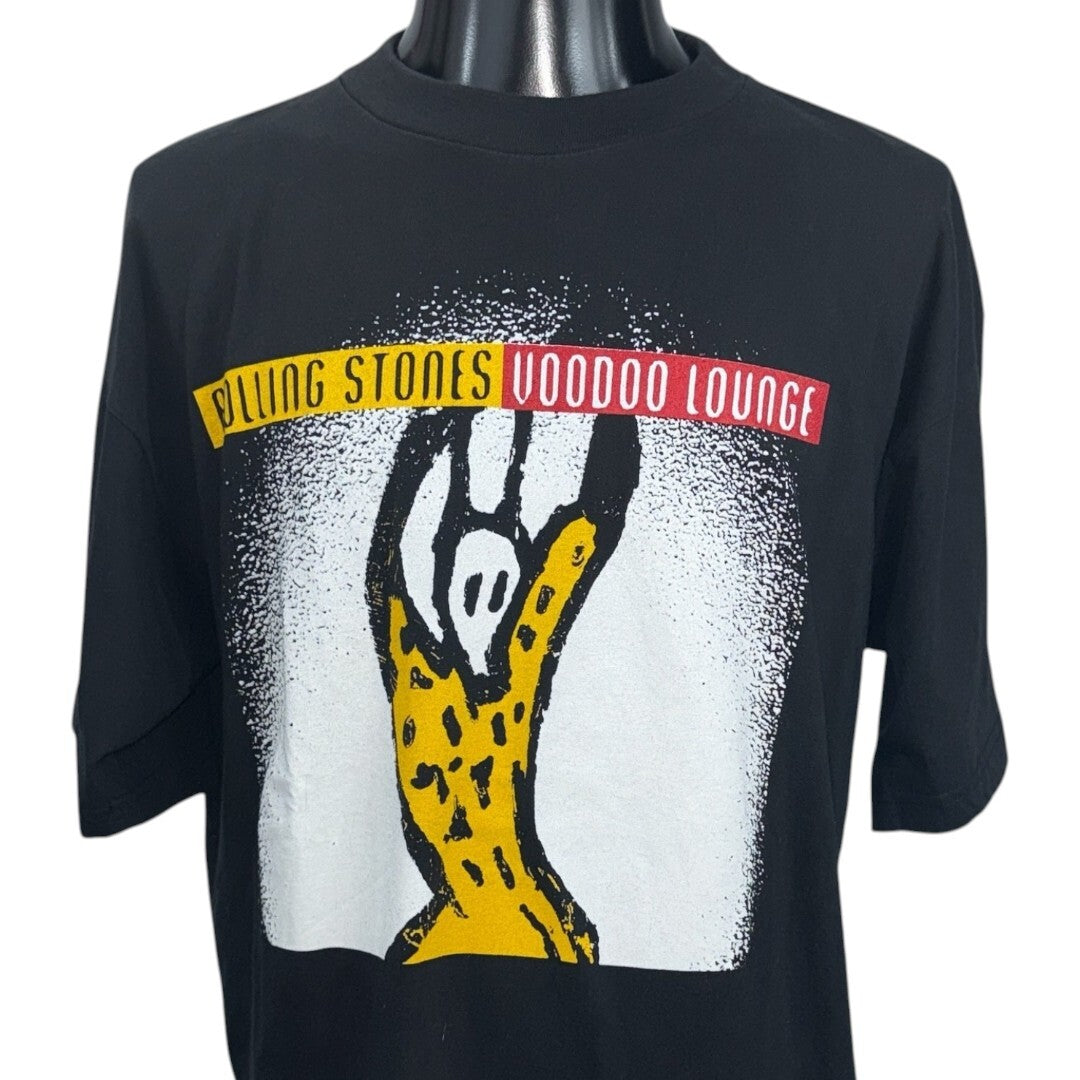 THE ROLLING STONES 90s Vintage Voodoo Lounge T-Shirt Size XL