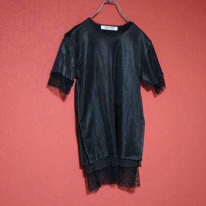 Comme des Garcons Polka Dot Layered Chiffon T-Shirt Size XS