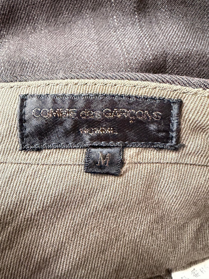 COMME des GARCONS HOMME AW90 Wool Nylon Stripe Slacks Size M