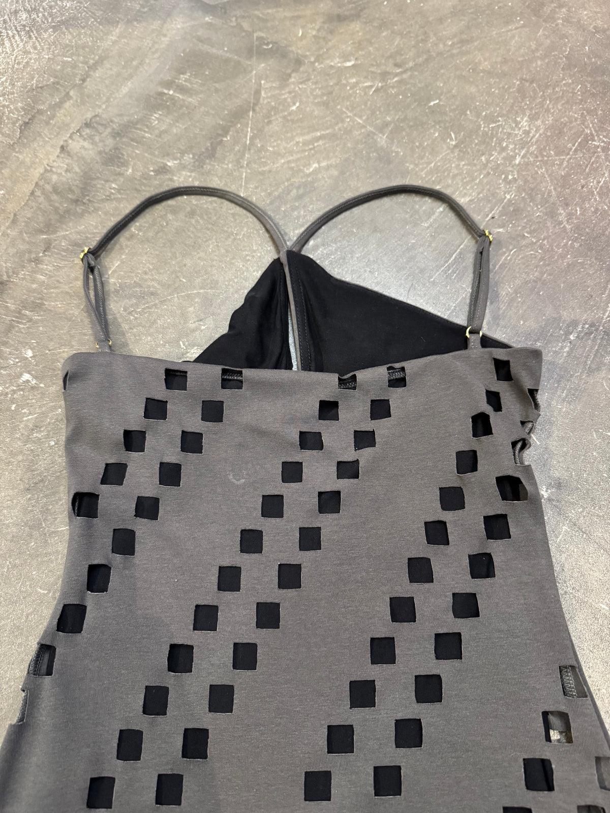Room SERVICE Dark Gray Cotton Spandex Pants Size S