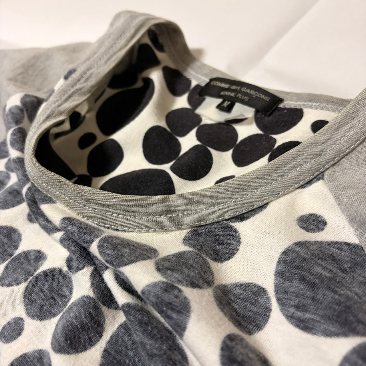 COMME des GAR SS01 Pop-Dot Raglan T-Shirt Multi Size M