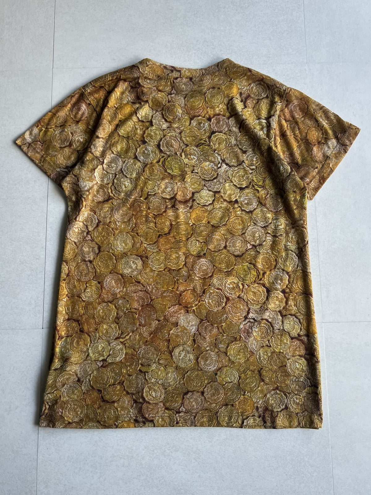Jeremy Scott Design Polyester T-Shirt Size S