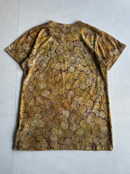 Jeremy Scott Design Polyester T-Shirt Size S