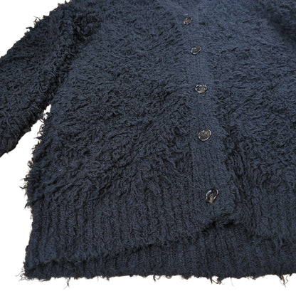 MARNI Shaggy Wool Oversized Cardigan Black Size 38