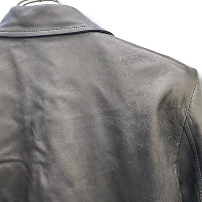 JOHN LAWRENCE SULLIVAN Sheepskin Double Jacket Black Size 38