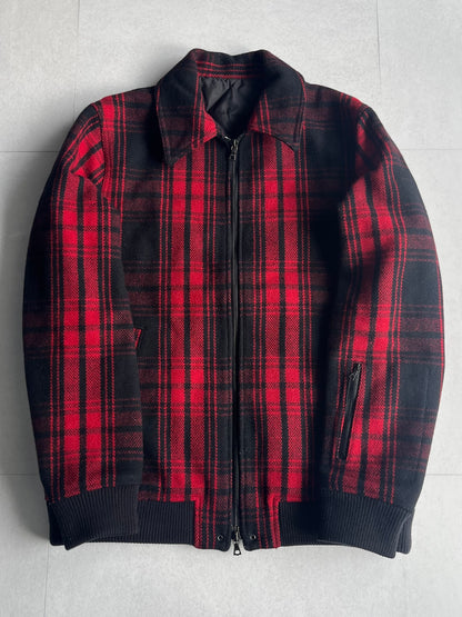 Sophnet. Multi Wool Blend Check Jacket Size S