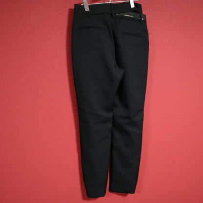 DELADA Black Slim Detail Trousers Size 46