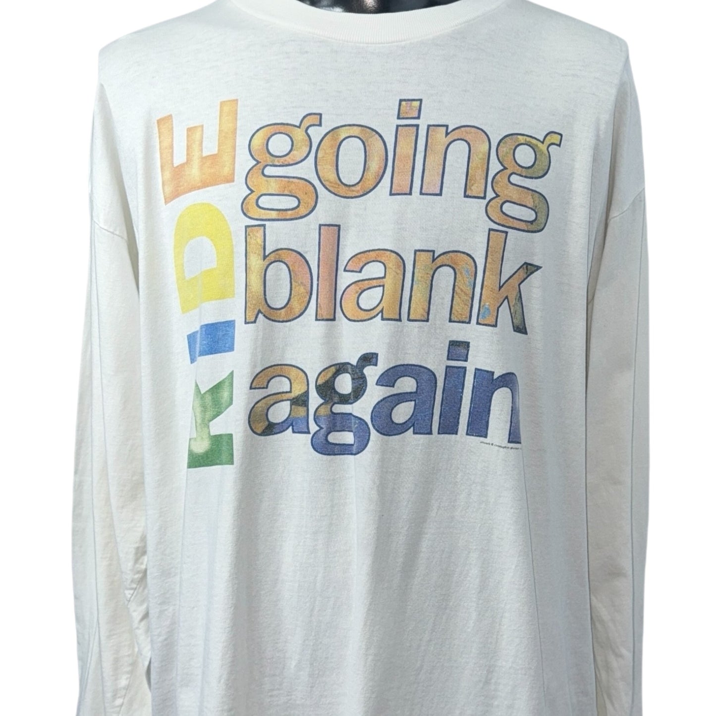 RIDE 90s Going Blank Again T-Shirt Size XL