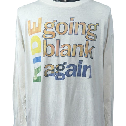 RIDE 90s Going Blank Again T-Shirt Size XL