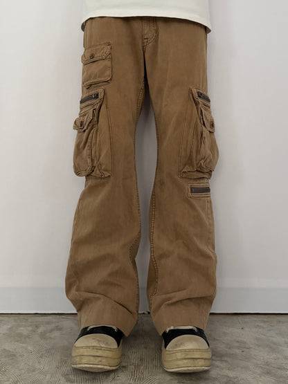 Vintage Y2K Gimmick Cargo Pants Beige Size 40
