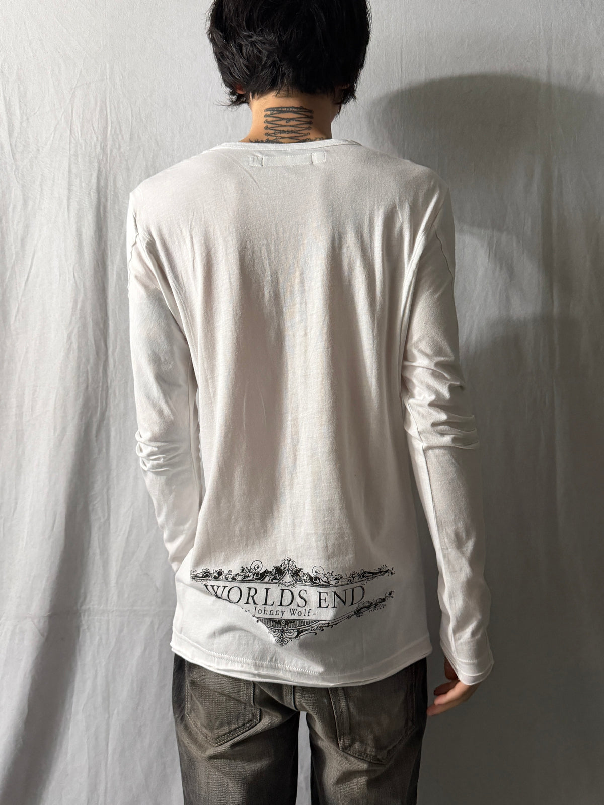 JHONNY WOLF Antique Frame Long Sleeve Cotton Size 2