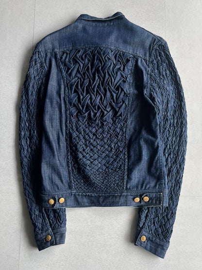 Vintage XAMPAGNE Blue Trucker Jacket Size 1
