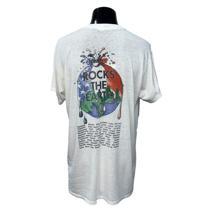 BON JOVI 80s Rocks The Earth Tour T-Shirt Size XL
