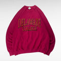 Fruit Of The Loom 90s Sweatshirt Pink Size XL