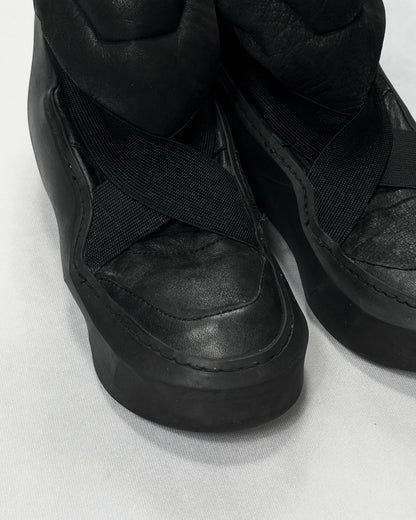 Julius Polygon Platform Goatskin Boots (S/S2015) Size 13