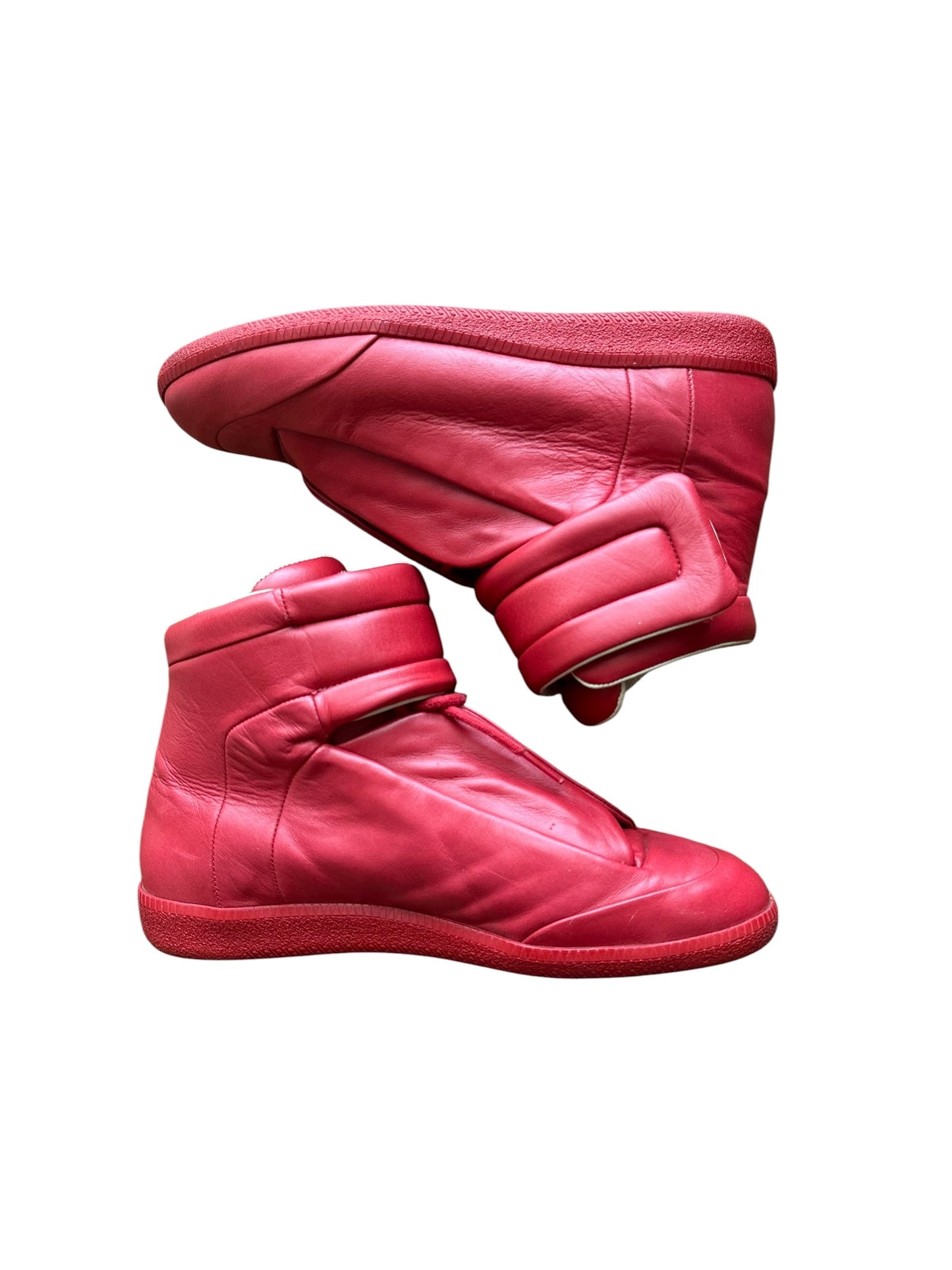 Maison Margiela Red Future Hi-Top Sneakers